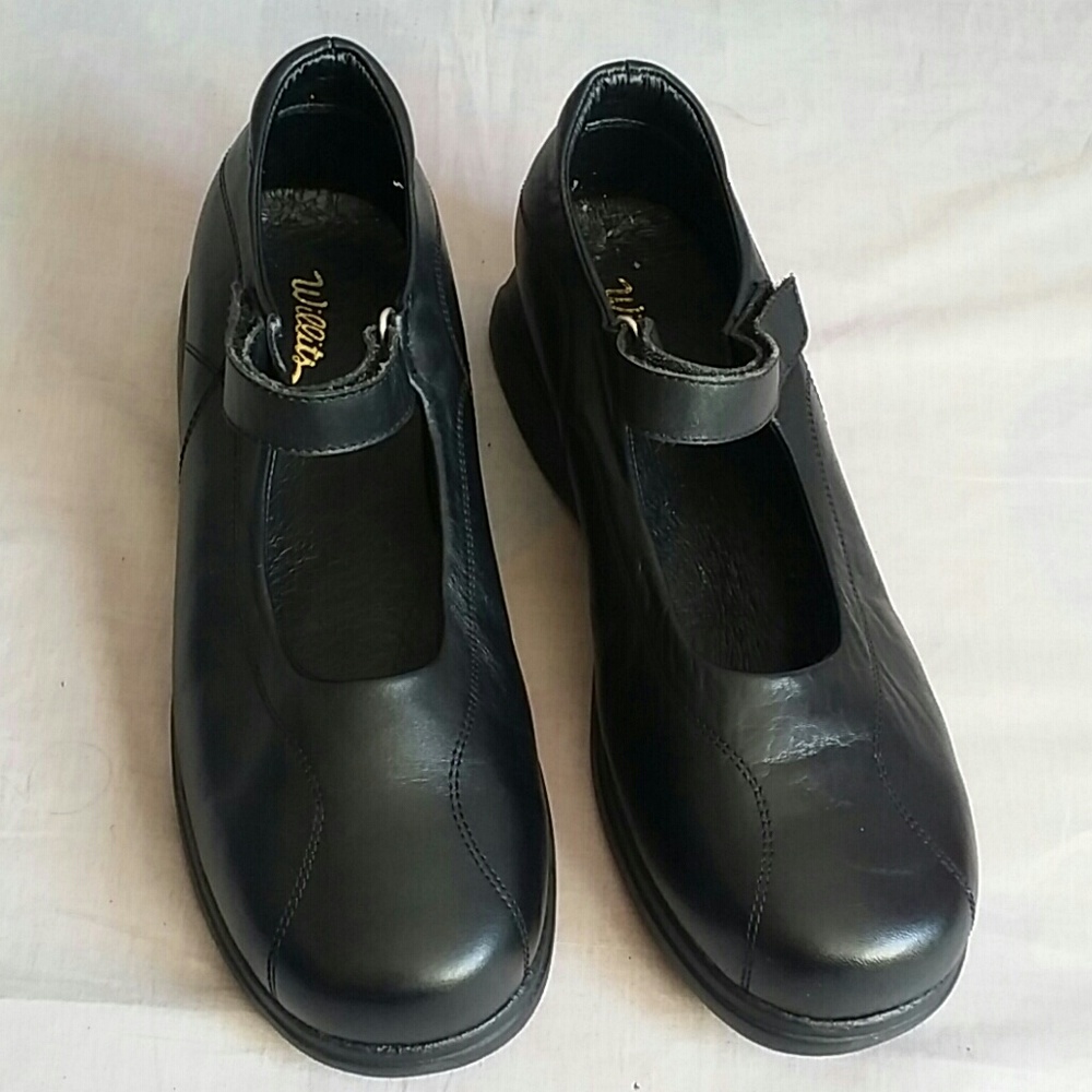 Willits Mary Jane Shoes Black 11 M Leather