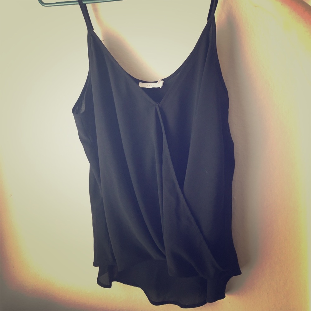 Flowy Black Tank