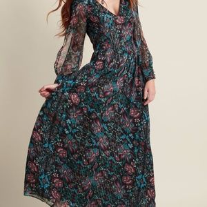 ModCloth Fall Floral Maxi Dress
