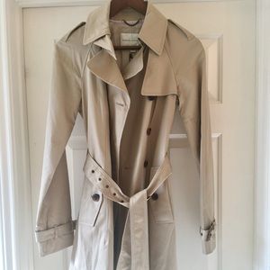 Banana Republic - trench coat, khaki : xs tall