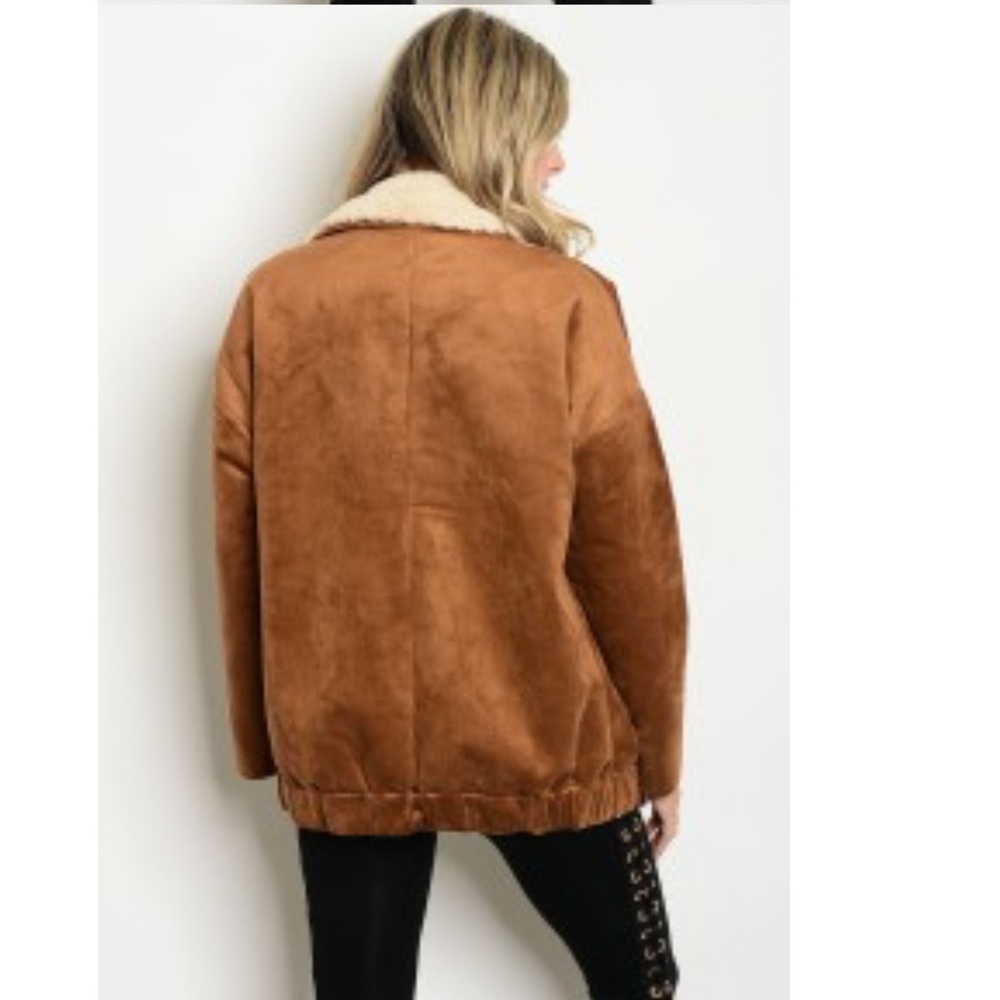Winter Faux Leather & Shearling Jacket 🌺Sale - Picture 4 of 6
