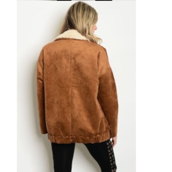 Winter Faux Leather & Shearling Jacket 🌺Sale - Picture 4 of 6