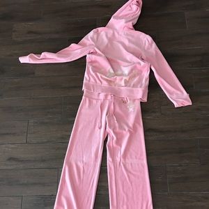 Juicy Couture velour suit in great condition!