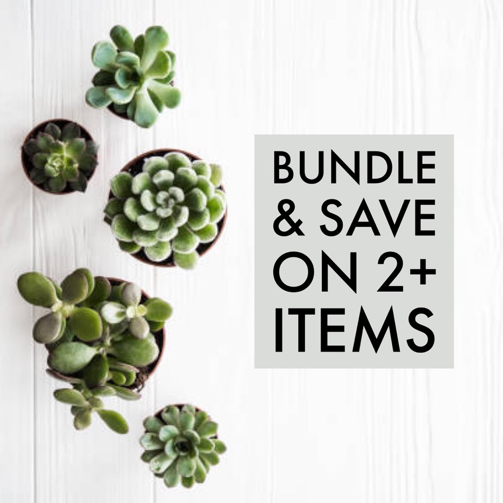 Bundle 2+ items for 10% off!