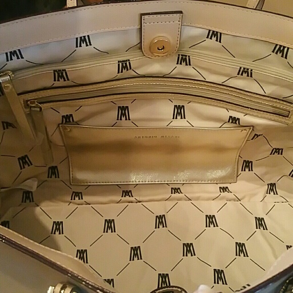 NWT ANTONIO MELANI Bestie Work Tote in Taupe - Picture 8 of 8