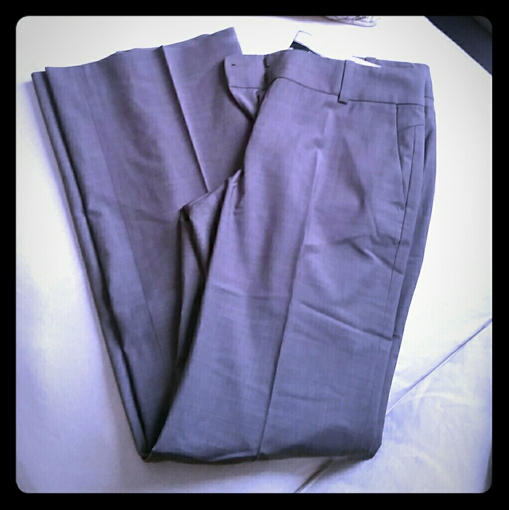 Ann Taylor suit trousers soft brown-gray