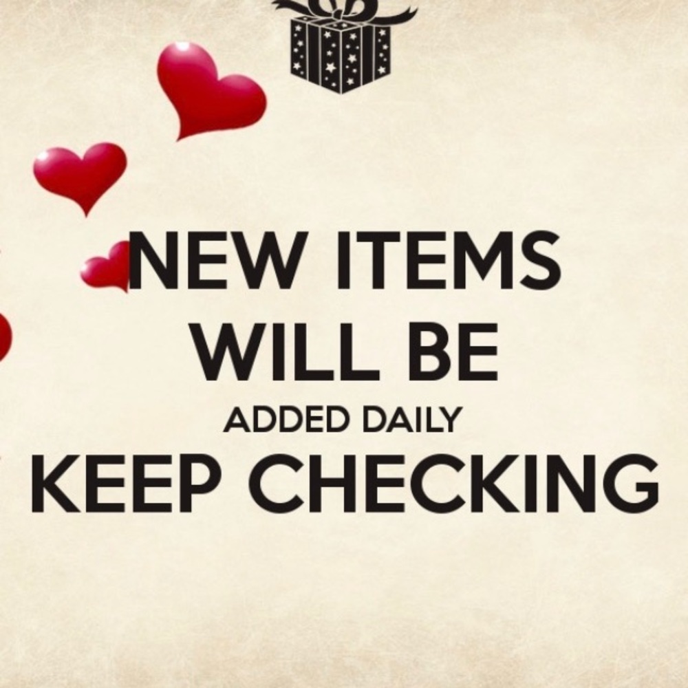 New items being added today!