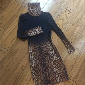 AS NEW  soft fitted sweater dress