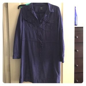 JCrew Navy Chambray Dress