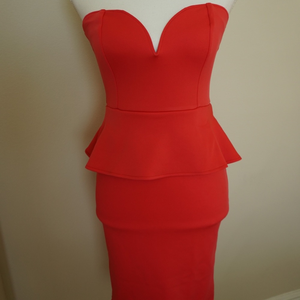 Twin Sister strapless dress