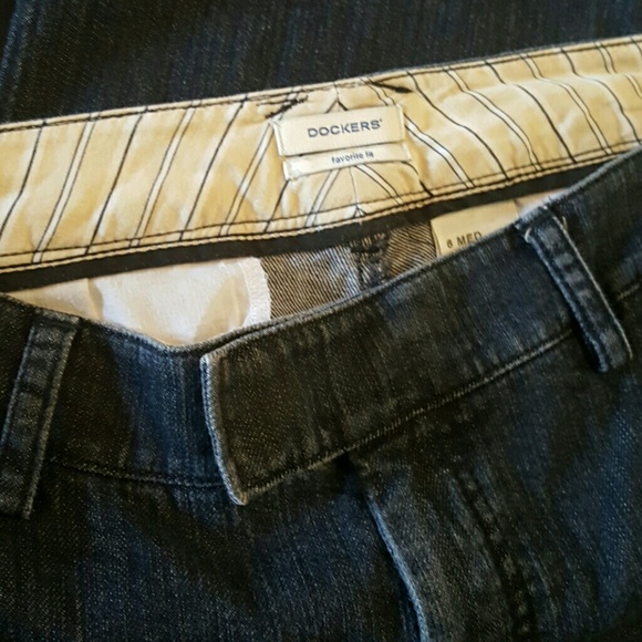 Dockers favorite fit trouser denim jeans 6 - Picture 2 of 5