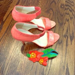 Oscar de la Renta open toe Sandal patent leather