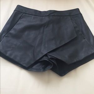 Express Leather Skort