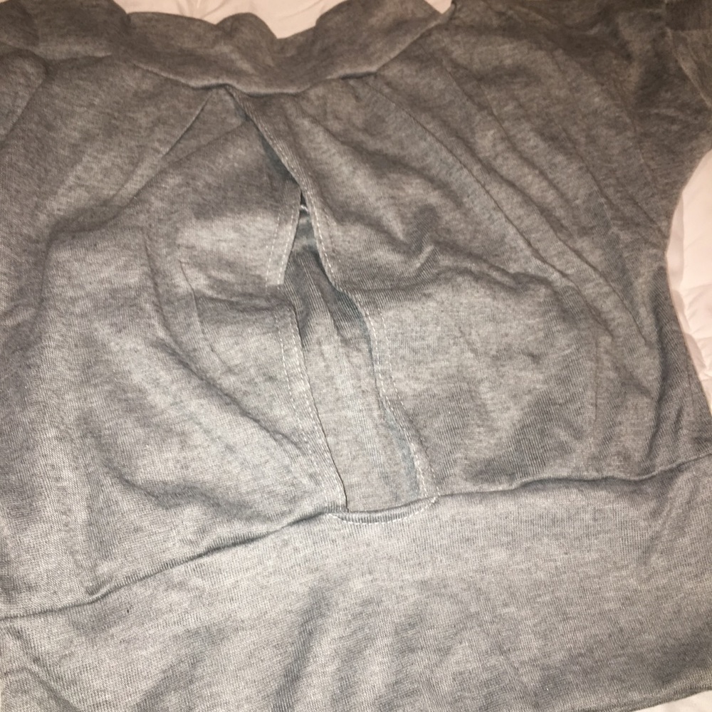 ๐ Off shoulder grey sweatsuit! ๐ - Picture 6 of 6