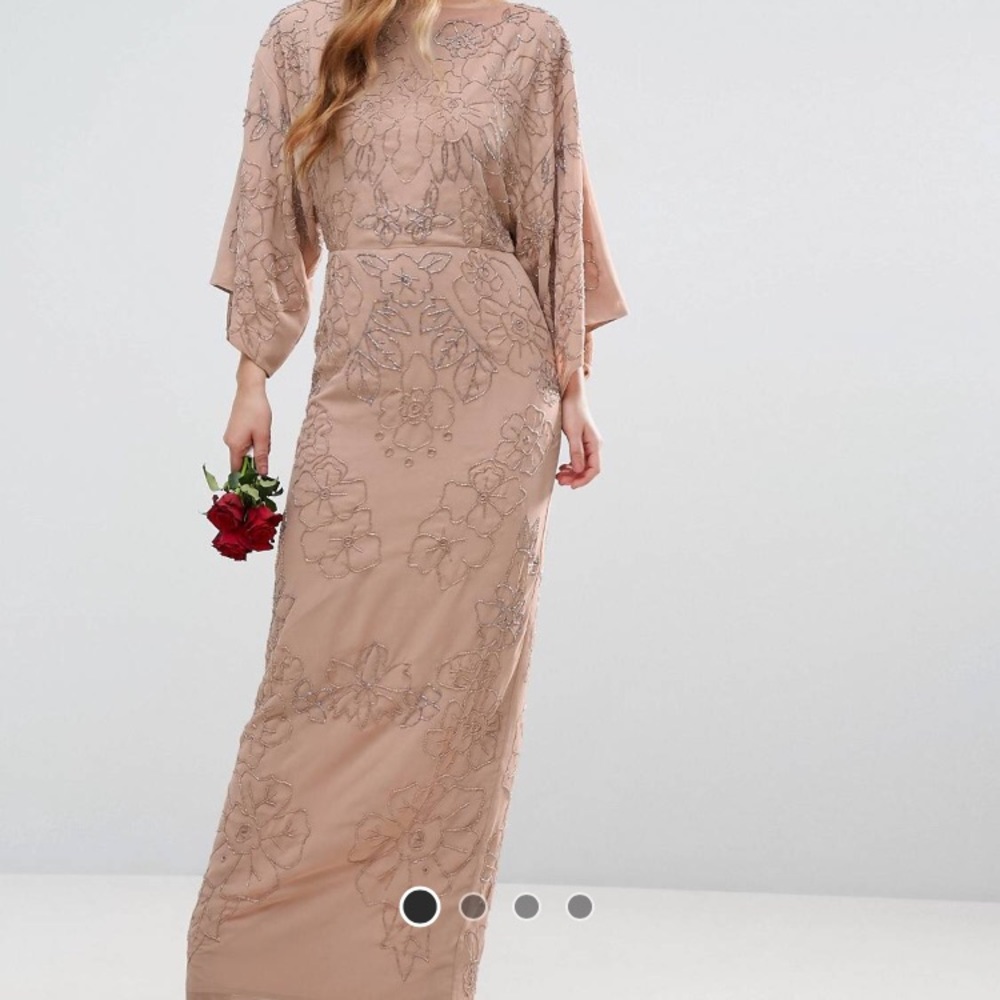 ASOS Kimono sleeve embellished bridesmaid dress