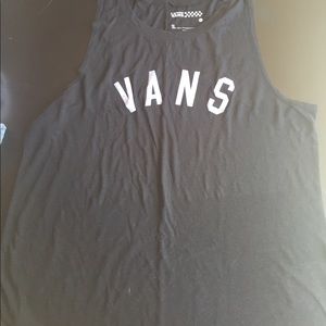 Vans black tank