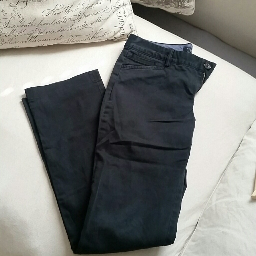 Black chino pants - banana republic