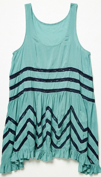 Free People Voile and Lace Trapeze Slip - Picture 5 of 6