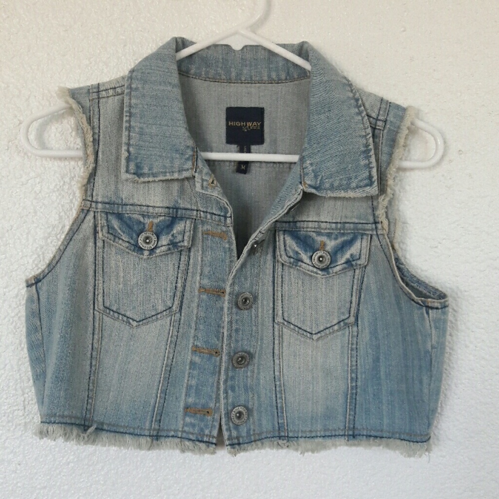 Highway Jeans Cropped Jean Jacket