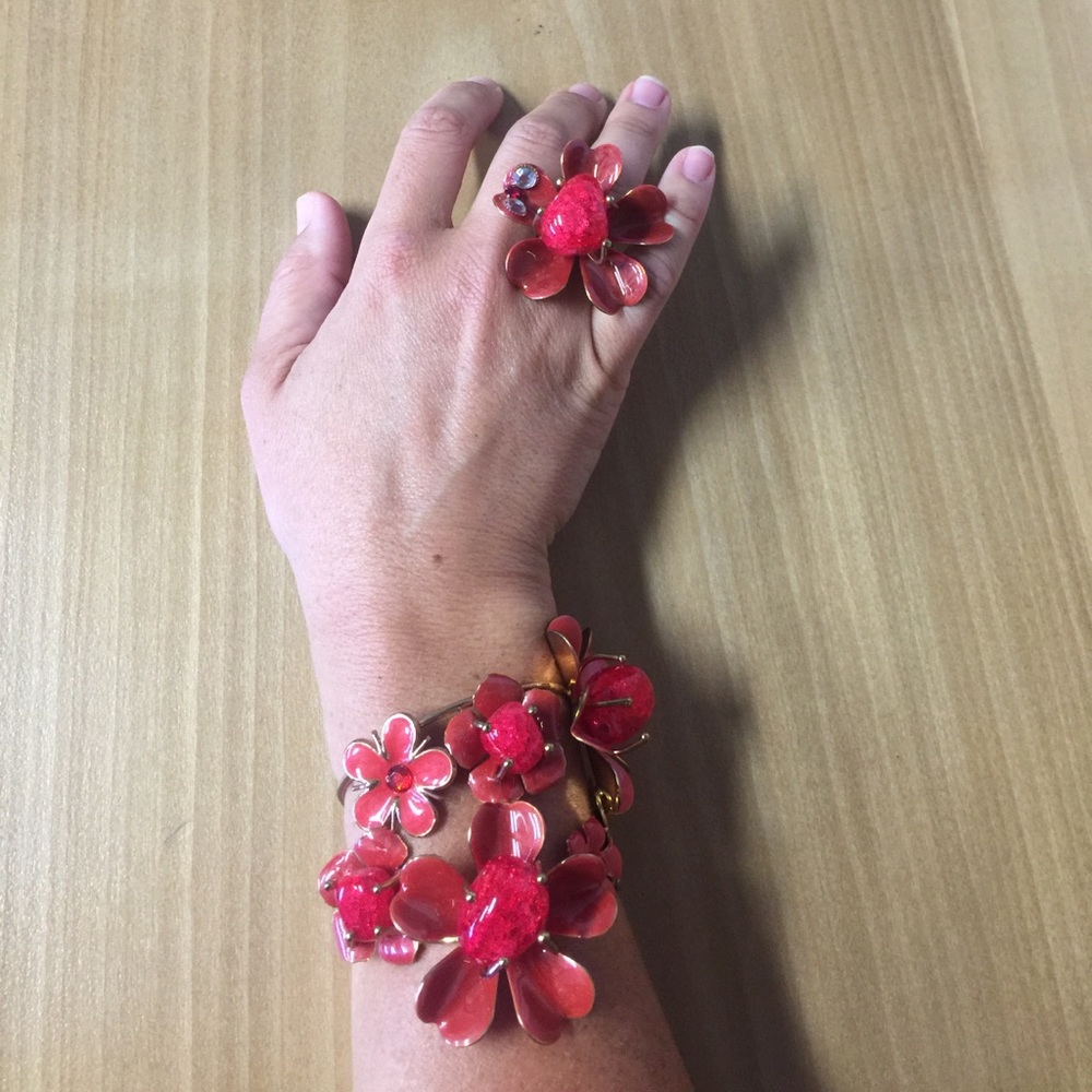 Bracelet and ring set (adjustable)