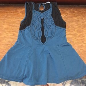 Anthropologie peplum top