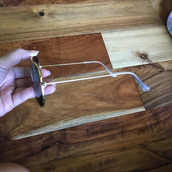 Authentic Ray Ban aviator sunglasses