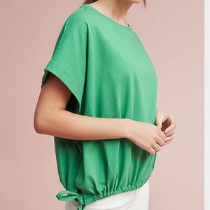 Anthropologie Eri and Ali green teagan top Anthropologie Eri and Ali green teagan top