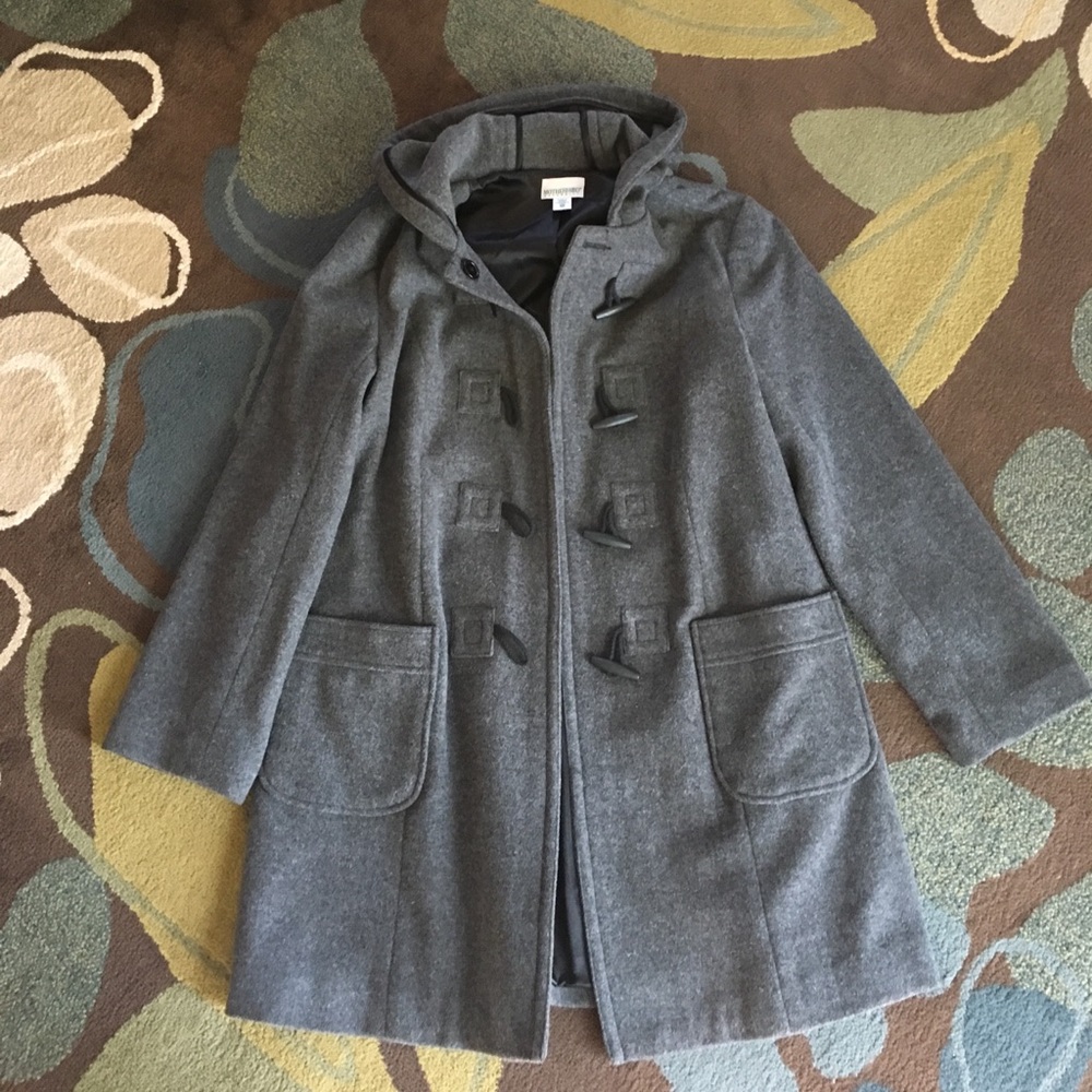Grey pea coat (maternity)