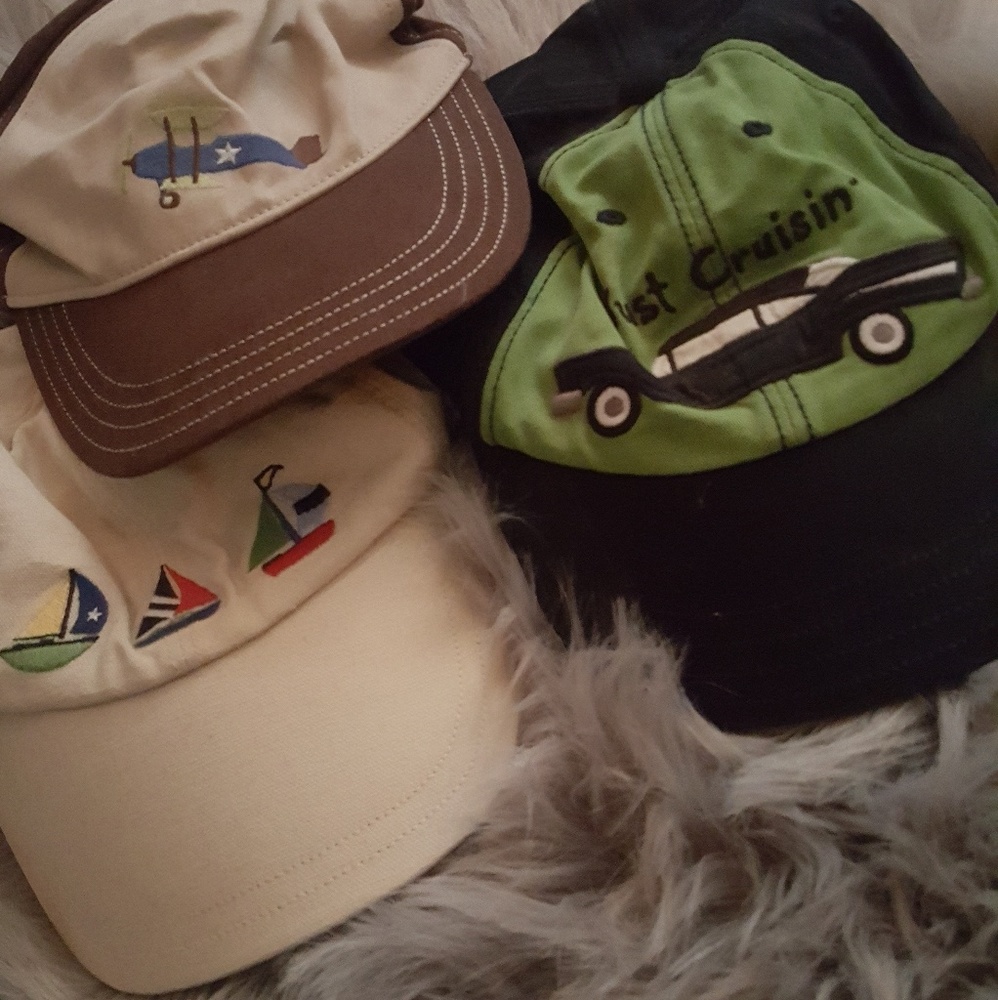Lot of 3 Brand new Gymboree Baseball Hats