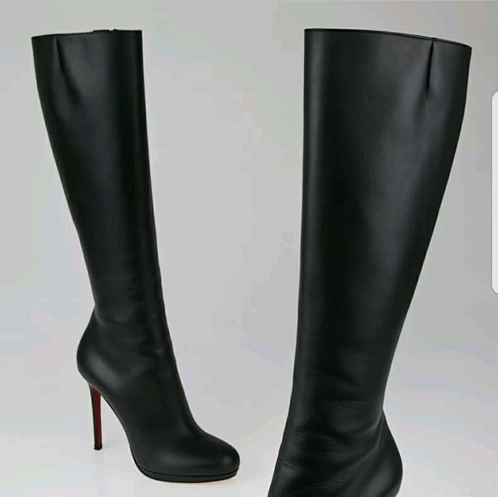 ✔SOLD✔Christian Louboutin Botalili Black Boots
