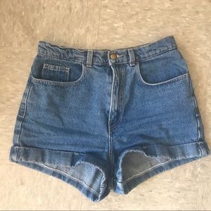 American Apparel Mom Shorts