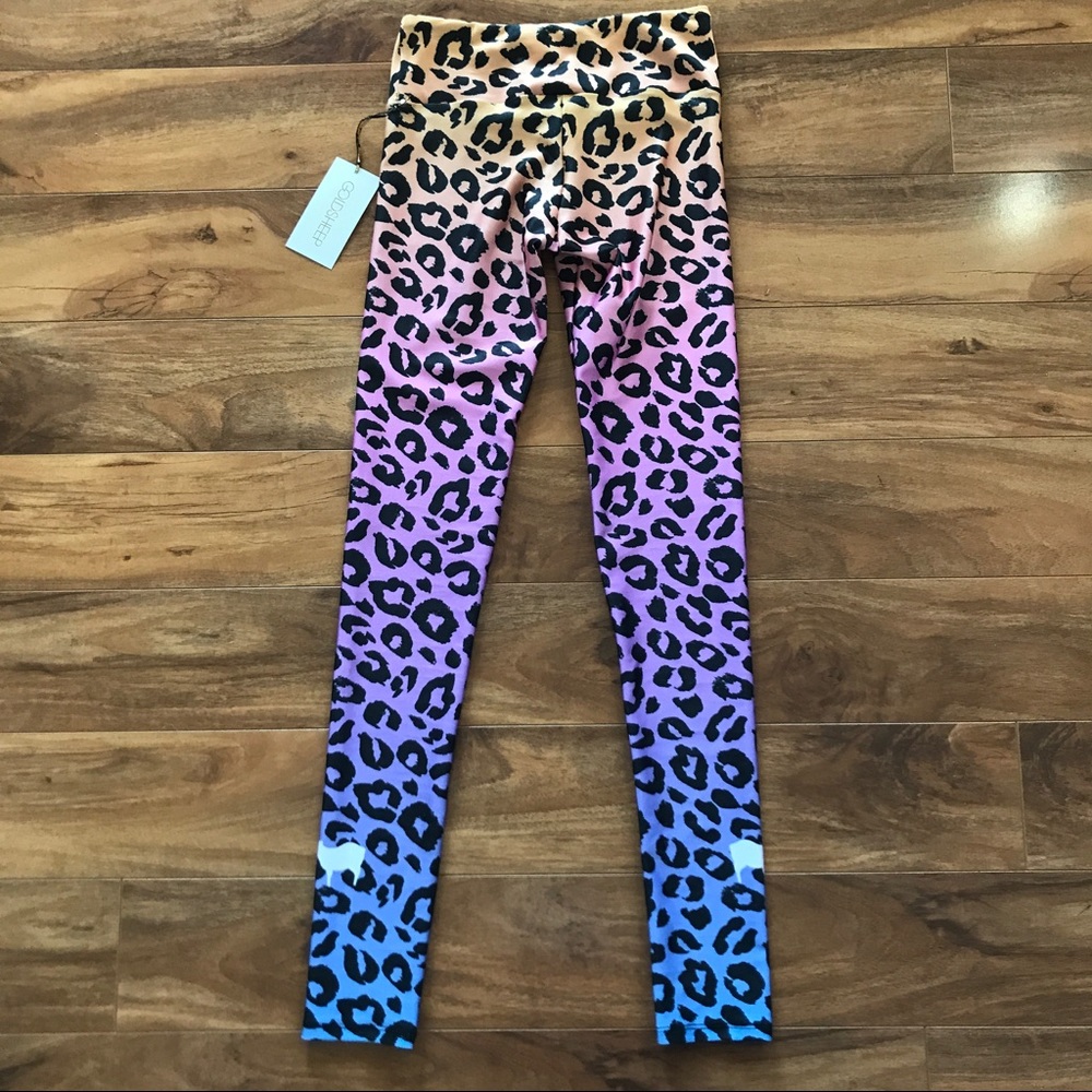 NWT GoldSheep Disco Leopard Legging - Picture 2 of 3