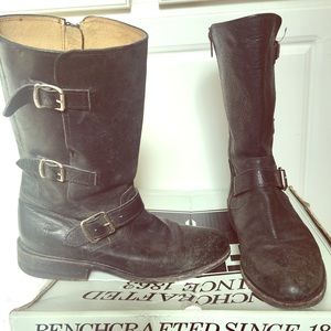 Frye Jayden Moto Cuff boots - 9.5 size, black