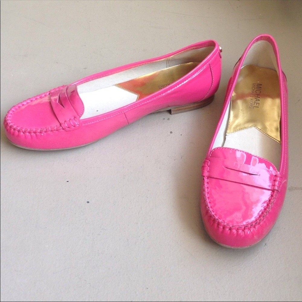 Michael Kors Hot Pink Loafers