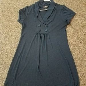 Navy blue sweater dress