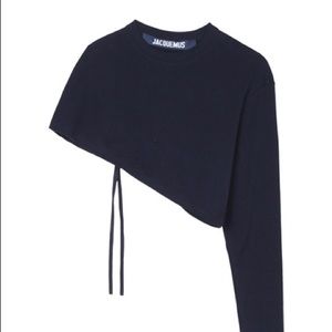 JACQUEMUS Une Manche One Sleeve Navy