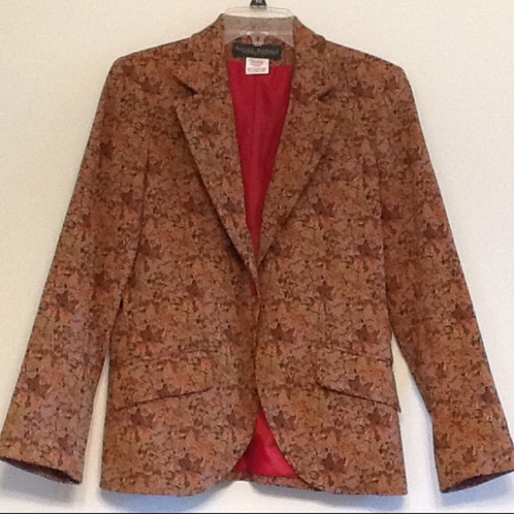"Harve Benard" fall brocade blazer