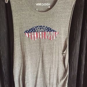 Brand new Vans Cut off! USA detail