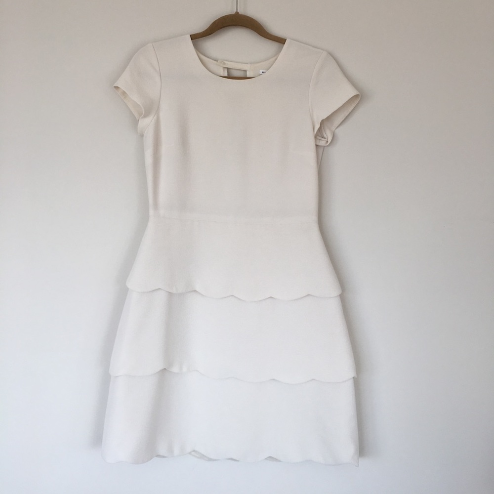 CLUB MONACO cream dress