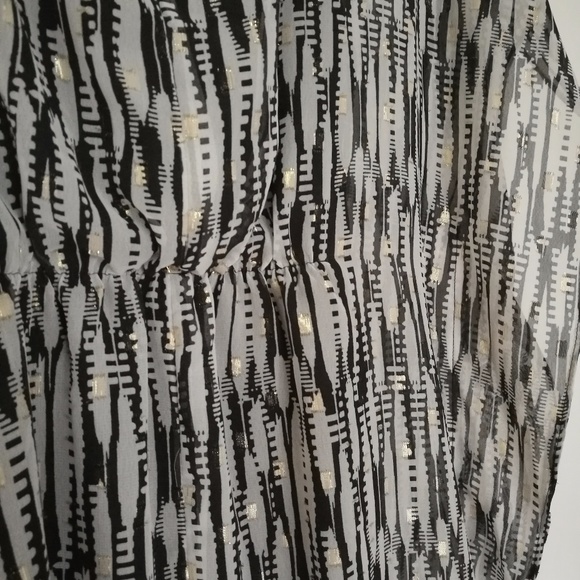 Express Printed Mini Caftan Dress Size XS - Picture 6 of 8