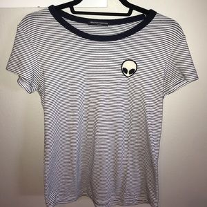 BRANDY MELVILLE STRIPPED ALIEN TOP