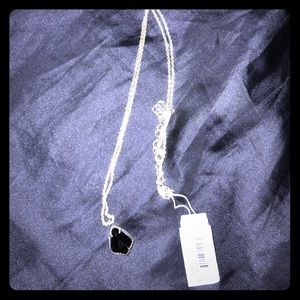 Black and gold Corey Kendra Scott necklace