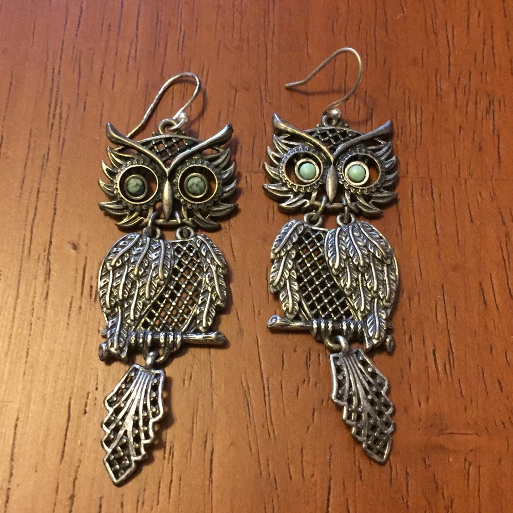 Lucky Brand Owl Earings