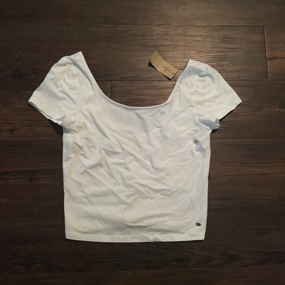 White crop top