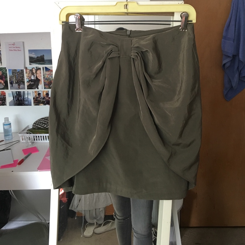 Asos green skirt