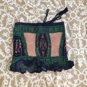 Urban Outfitters patterned tube top