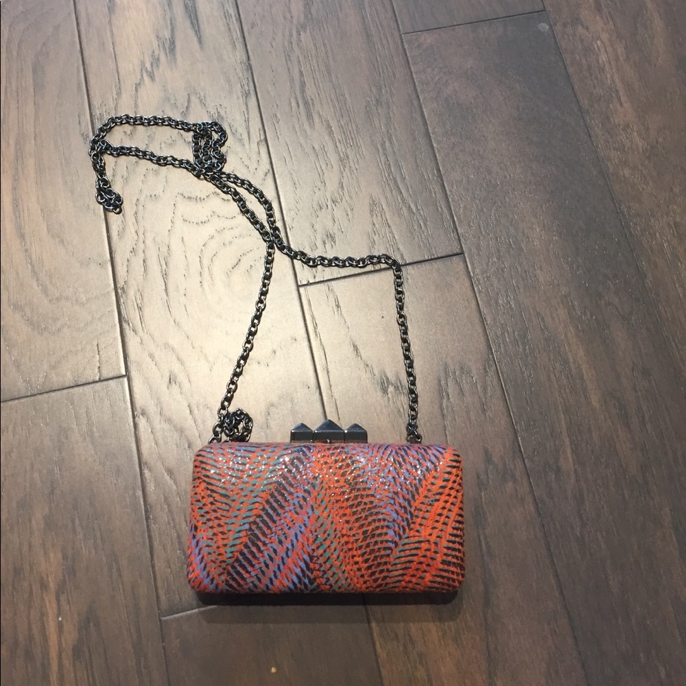 Colorful evening clutch
