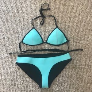 NWOT Teal Triangl Bikini