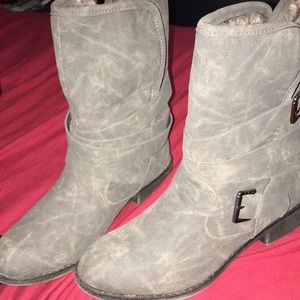 Taupe boots Taupe boots