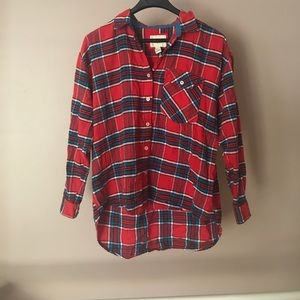 Flannel worn once.